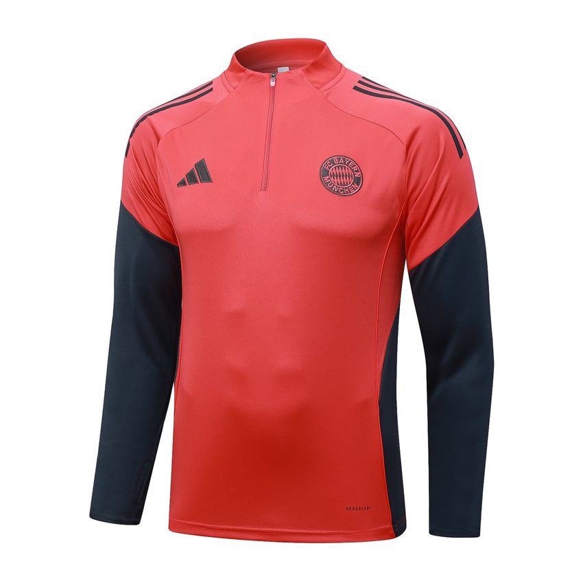 Survetement Bayern Munich Training Homme 2025 2026 Rouge Noir