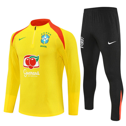 Survetement Bresil Training Homme 2025 2026 Jaune