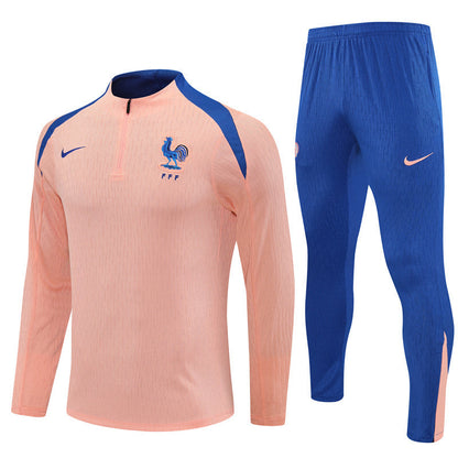 Survetement France Training Homme 2025 2026 Rose