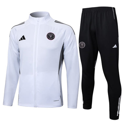 Survetement Inter Miami Veste Homme 2025 2026 Blanc Noir