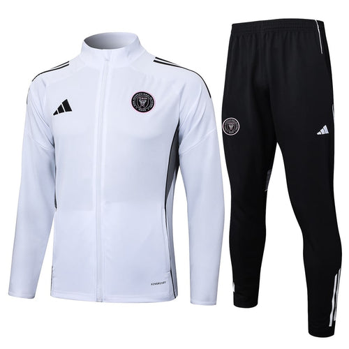 Survetement Inter Miami Veste Homme 2025 2026 Blanc Noir