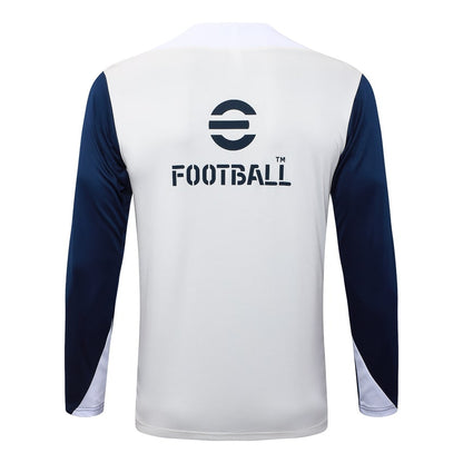 Survetement Inter Milan Training Homme 2025 2026 Blanc Bleu
