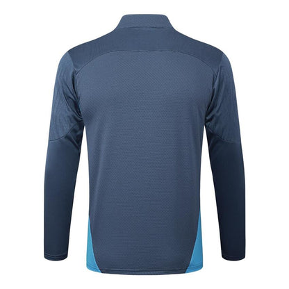 Survetement Manchester City Training Homme 2024 2025 Bleu Foncé