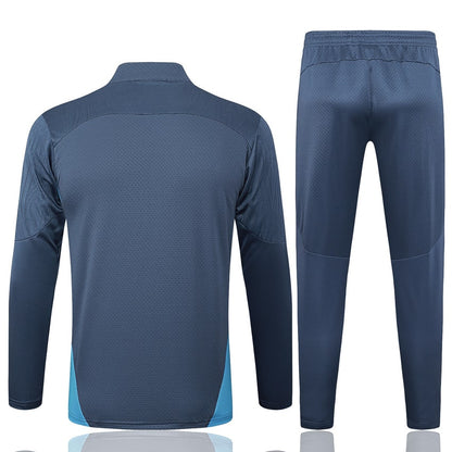 Survetement Manchester City Training Homme 2024 2025 Bleu Foncé