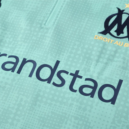 Survetement Marseille OM Training Homme 2025 2026 Bleu Ciel