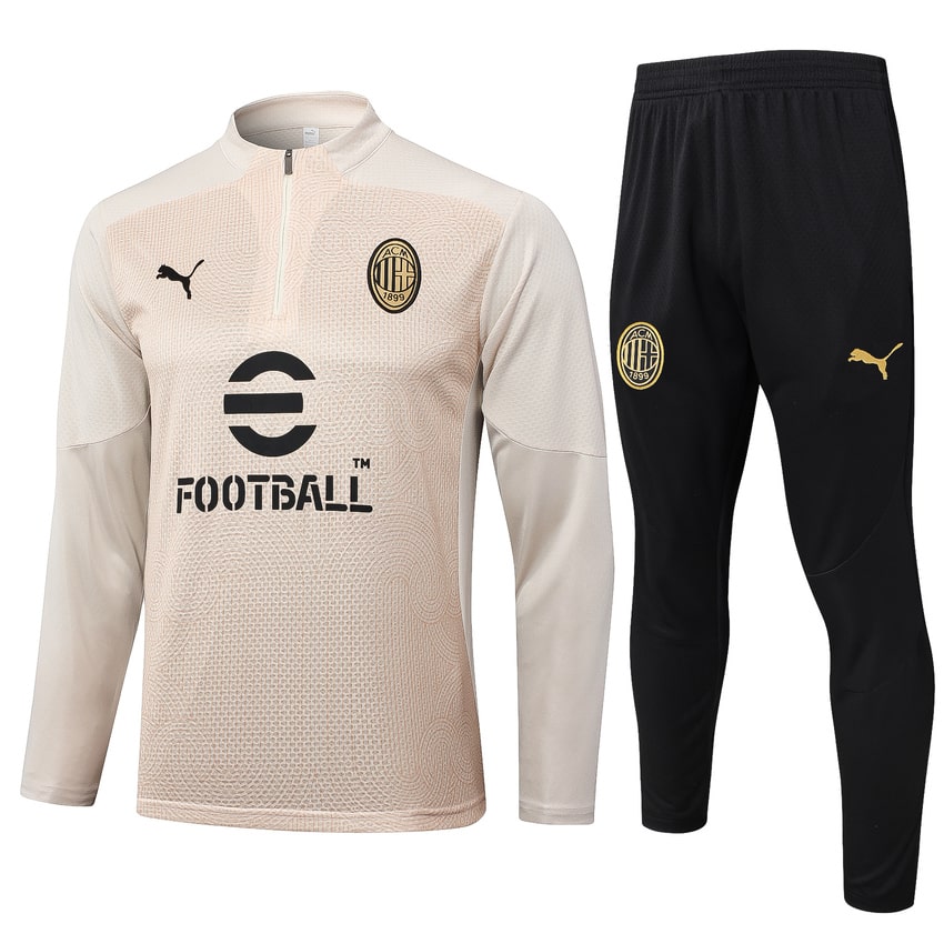 Survetement Milan AC Training Homme 2024 2025 Beige