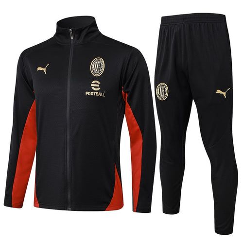 Survetement Milan AC Veste Homme 2024 2025 Noir