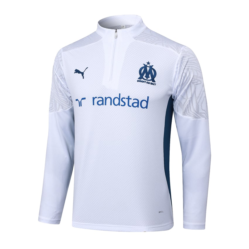 Survetement Marseille OM Training Homme 2025 2026 Blanc