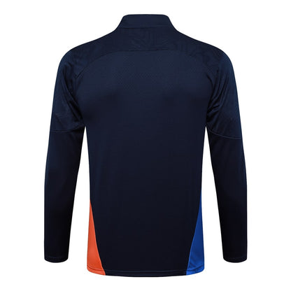 Survetement Marseille OM Training Homme 2025 2026 Bleu Foncé