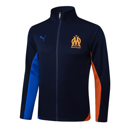 Survetement Marseille OM Veste Homme 2025 2026 Bleu