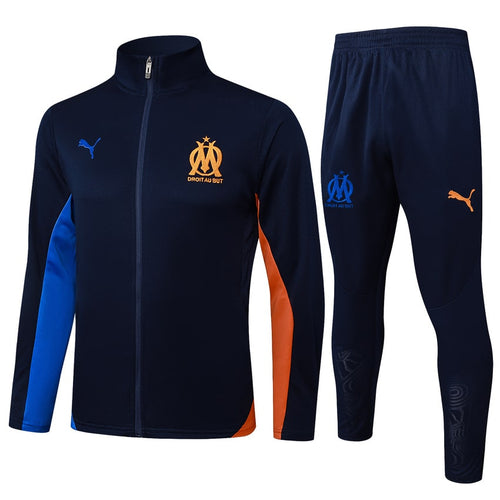 Survetement Marseille OM Veste Homme 2025 2026 Bleu