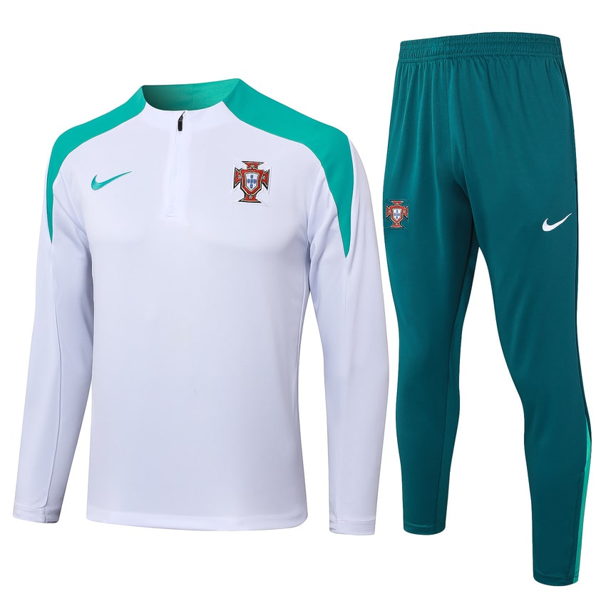 Survetement Portugal Training Homme 2024 2025 Blanc