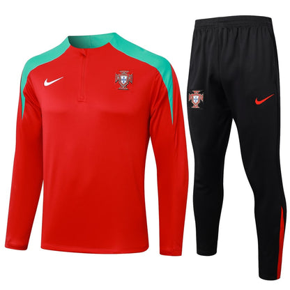 Survetement Portugal Training Homme 2024 2025 Rouge
