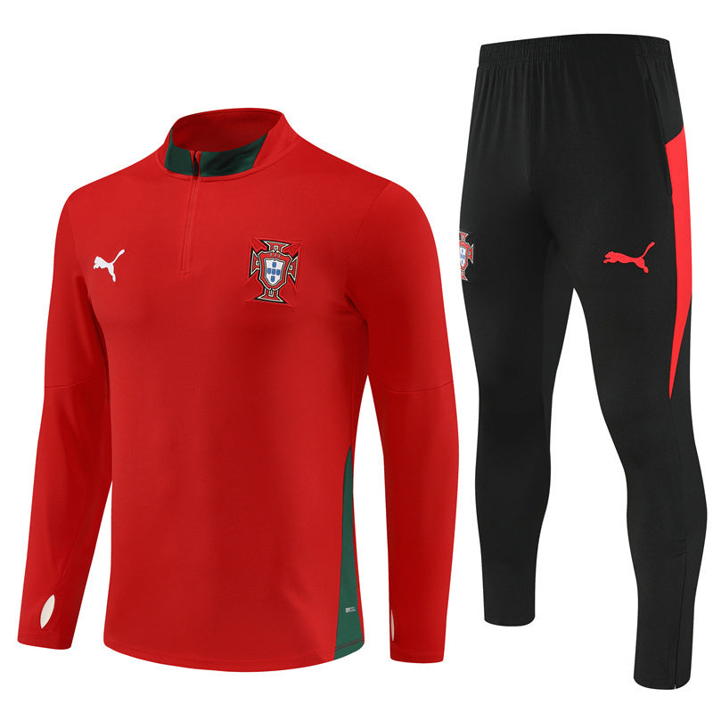 Survetement Portugal Training Homme 2025 2026 Rouge