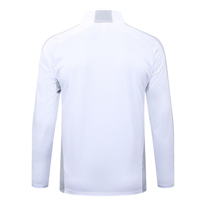 Survetement Real Madrid Training Homme 2025 2026 Blanc Gris