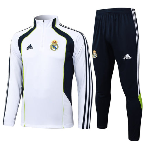Survetement Real Madrid Training Homme 2025 2026 Blanc Noir