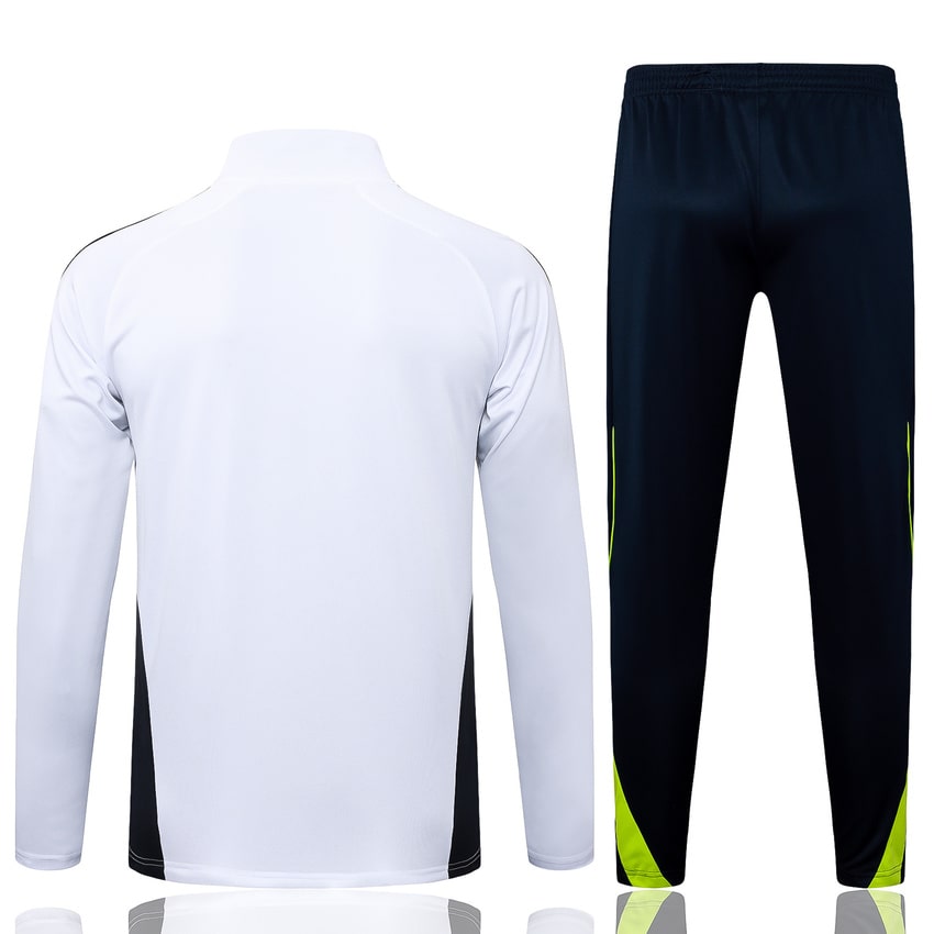 Survetement Real Madrid Training Homme 2025 2026 Blanc Noir