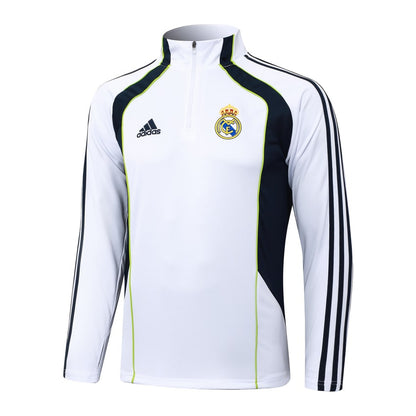 Survetement Real Madrid Training Homme 2025 2026 Blanc Noir
