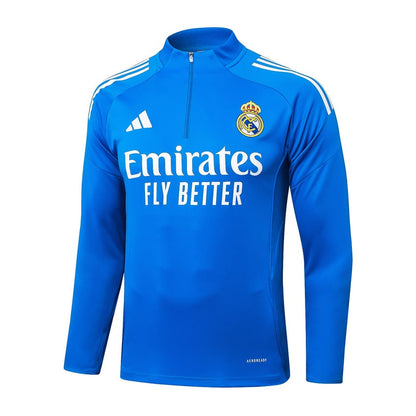 Survetement Real Madrid Training Homme 2025 2026 Bleu Clair