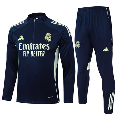 Survetement Real Madrid Training Homme 2025 2026 Bleu Sombre