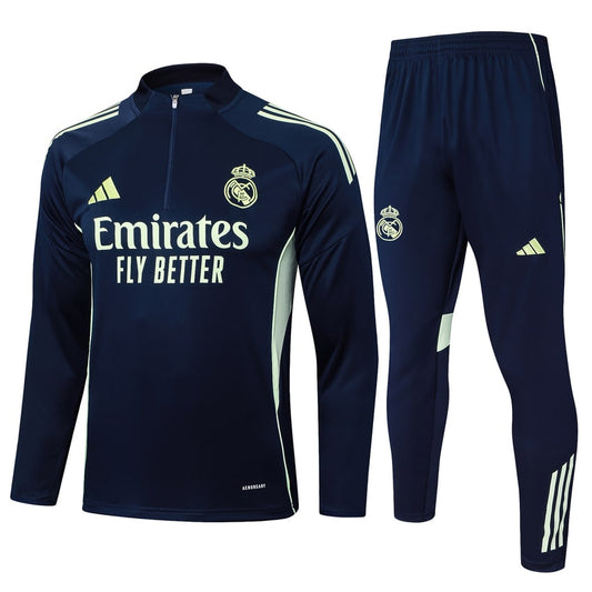 Survetement Real Madrid Training Homme 2025 2026 Bleu Sombre