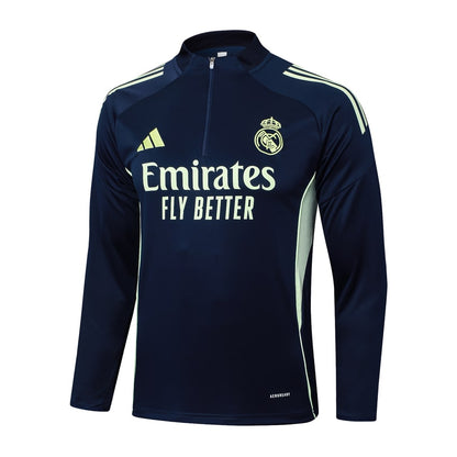 Survetement Real Madrid Training Homme 2025 2026 Bleu Sombre