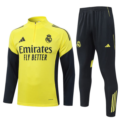 Survetement Real Madrid Training Homme 2025 2026 Jaune Clair