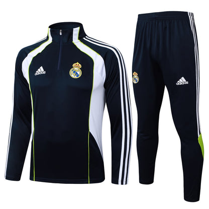 Survetement Real Madrid Traning Homme 2025/2026 Noir Blanc