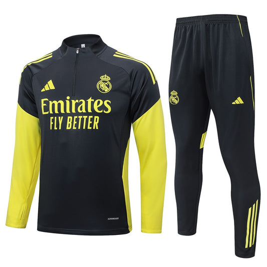 Survetement Real Madrid Training Homme 2025 2026 Noir Foncé