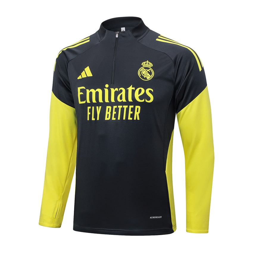 Survetement Real Madrid Training Homme 2025 2026 Noir Foncé