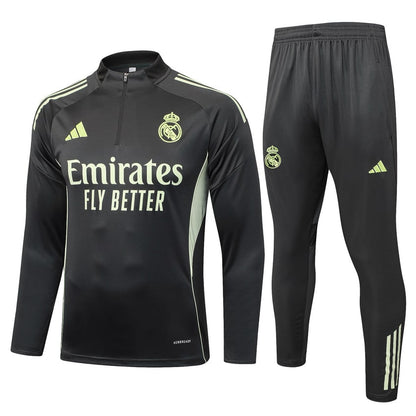 Survetement Real Madrid Training Homme 2025 2026 Noir Jaune