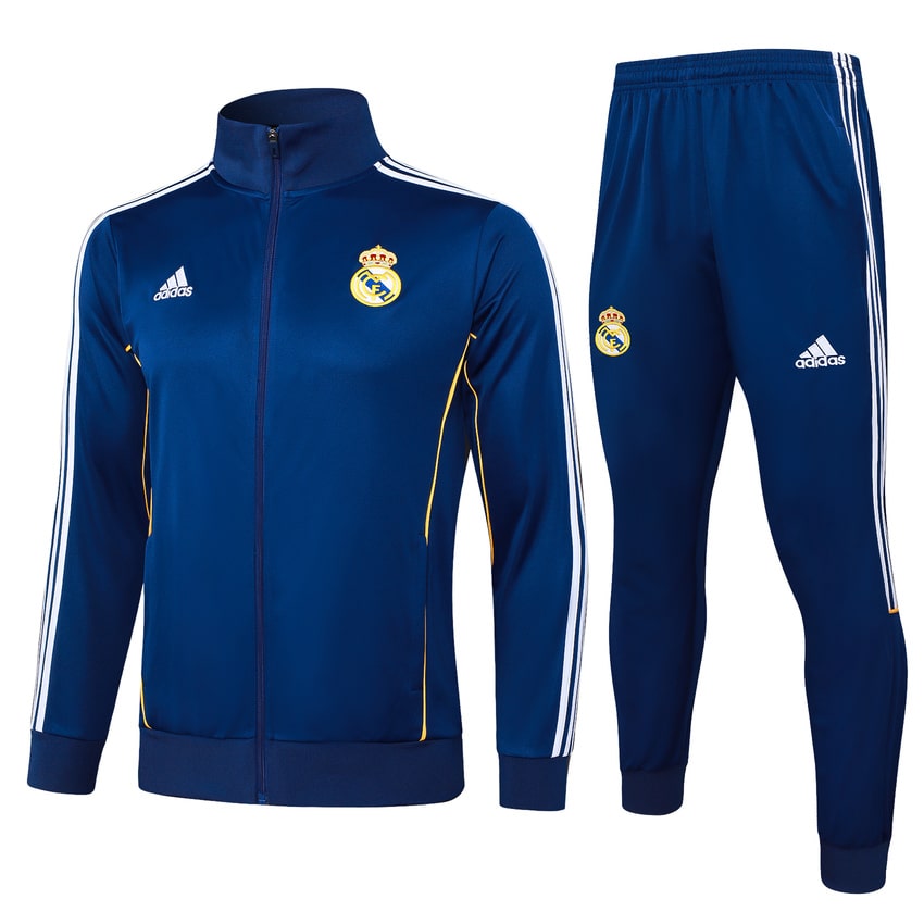Survetement Real Madrid Veste Homme 2025 2026 Bleu Sombre