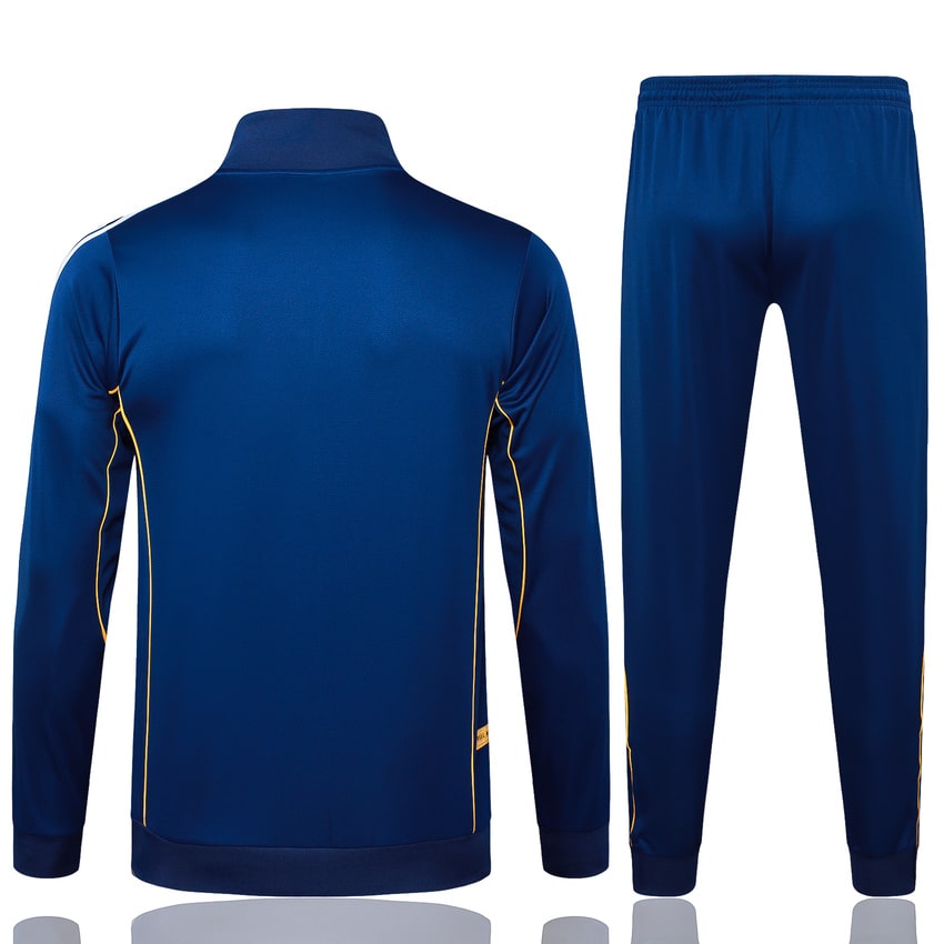 Survetement Real Madrid Veste Homme 2025 2026 Bleu Sombre