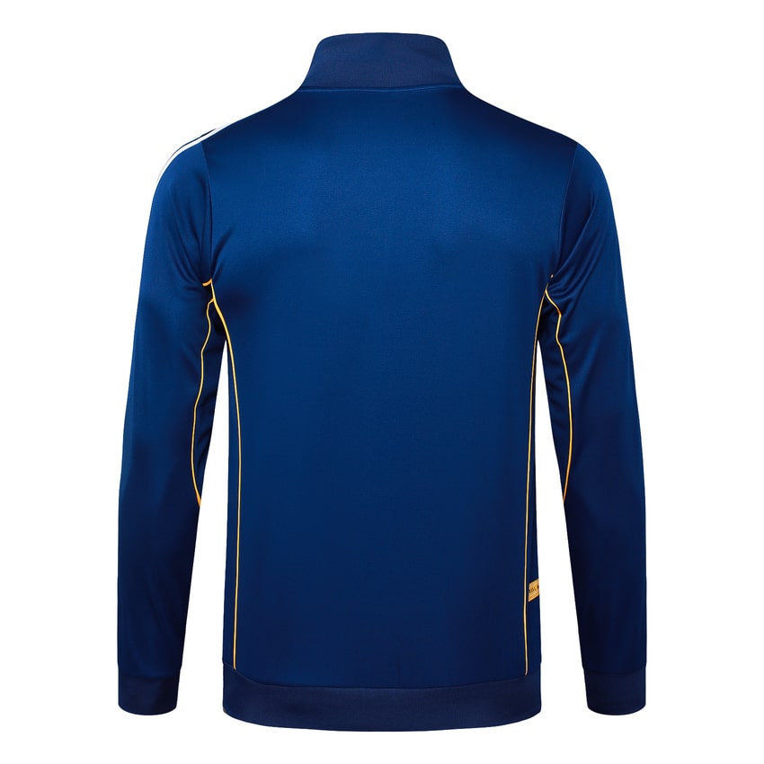 Survetement Real Madrid Veste Homme 2025 2026 Bleu Sombre