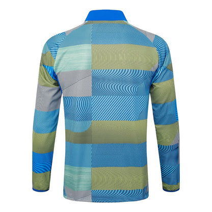 Survetement Real Madrid Veste Homme 2025 2026 Bleu Vert