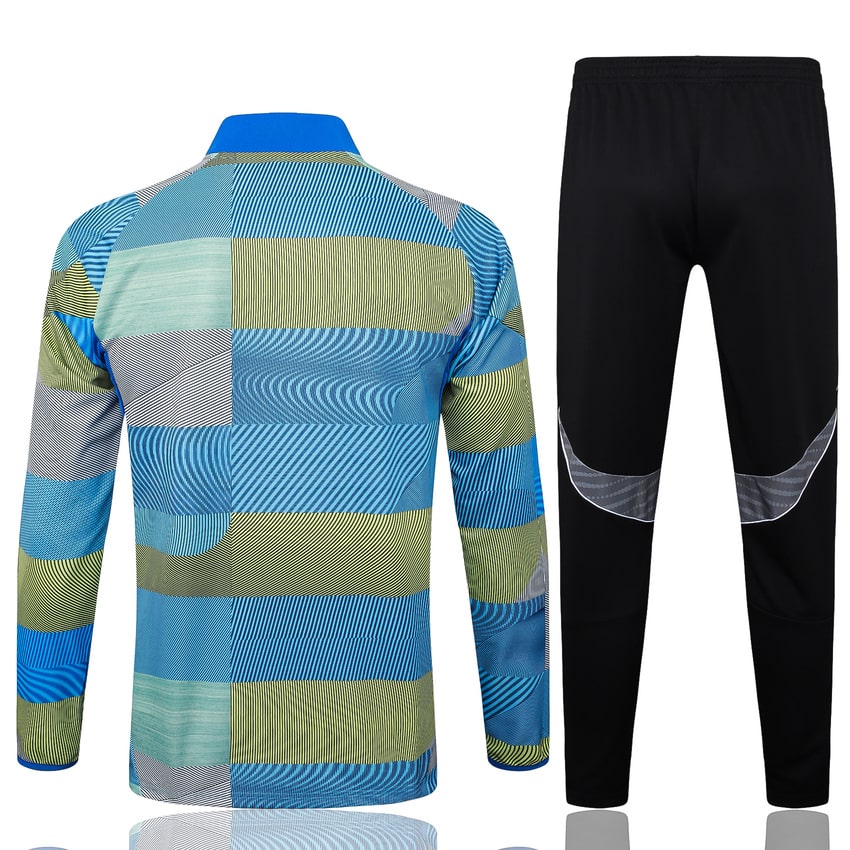 Survetement Real Madrid Veste Homme 2025 2026 Bleu Vert