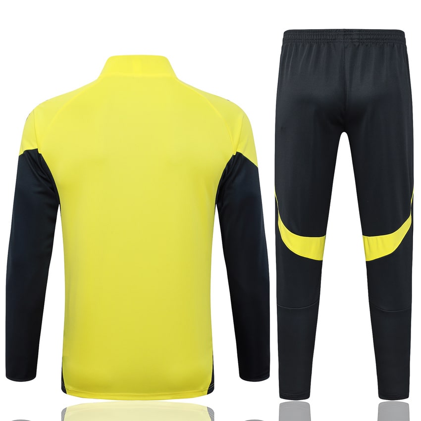 Survetement Real Madrid Veste Homme 2025 2026 Jaune Clair