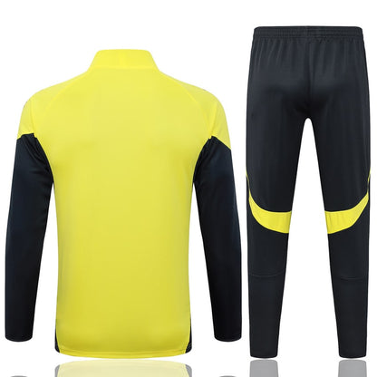 Survetement Real Madrid Veste Homme 2025 2026 Jaune Clair