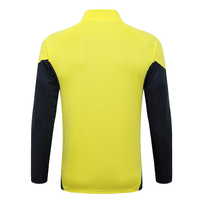 Survetement Real Madrid Veste Homme 2025 2026 Jaune Clair