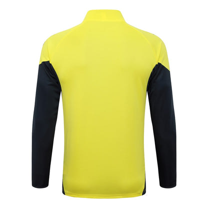 Survetement Real Madrid Veste Homme 2025 2026 Jaune Clair
