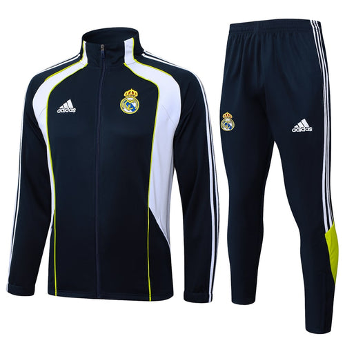 Survetement Real Madrid Veste Homme 2025 2026 Noir Blanc
