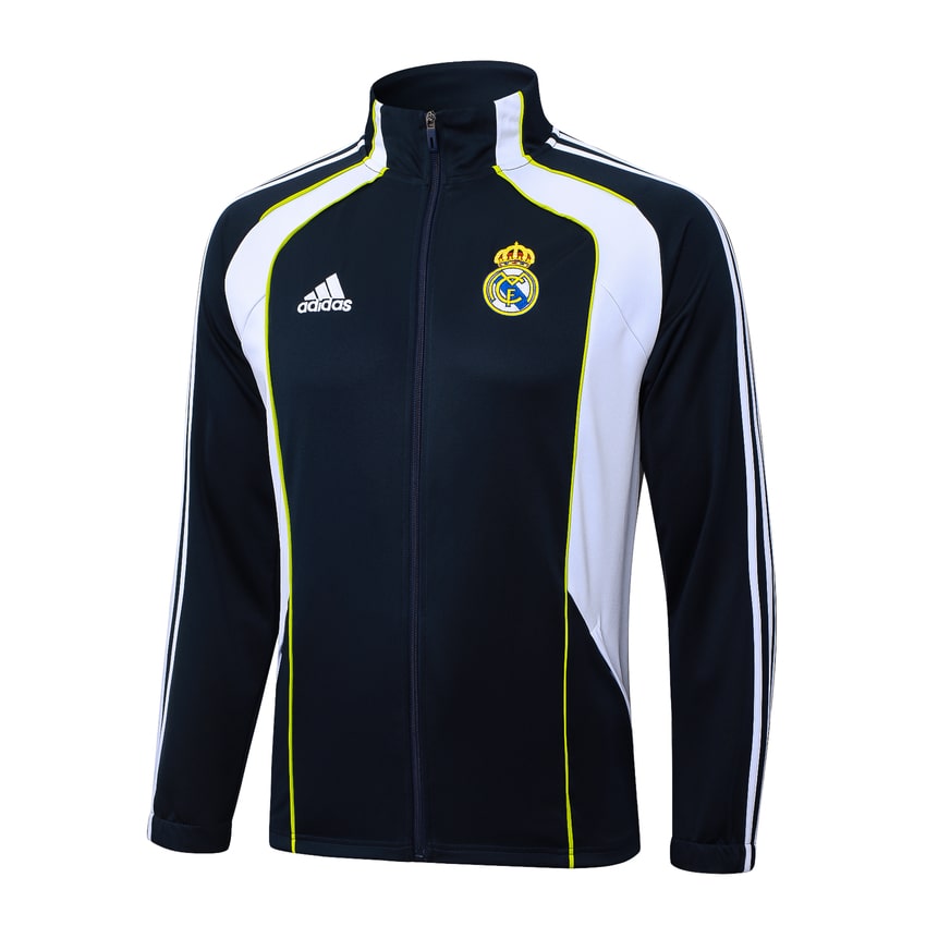Survetement Real Madrid Veste Homme 2025 2026 Noir Blanc