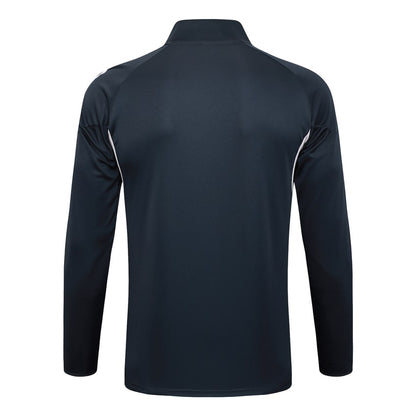 Survetement Real Madrid Veste Homme 2025 2026 Noir Clair