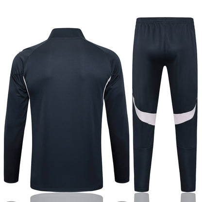 Survetement Real Madrid Veste Homme 2025 2026 Noir Clair