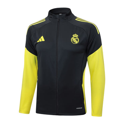 Survetement Real Madrid Veste Homme 2025 2026 Noir Fonce
