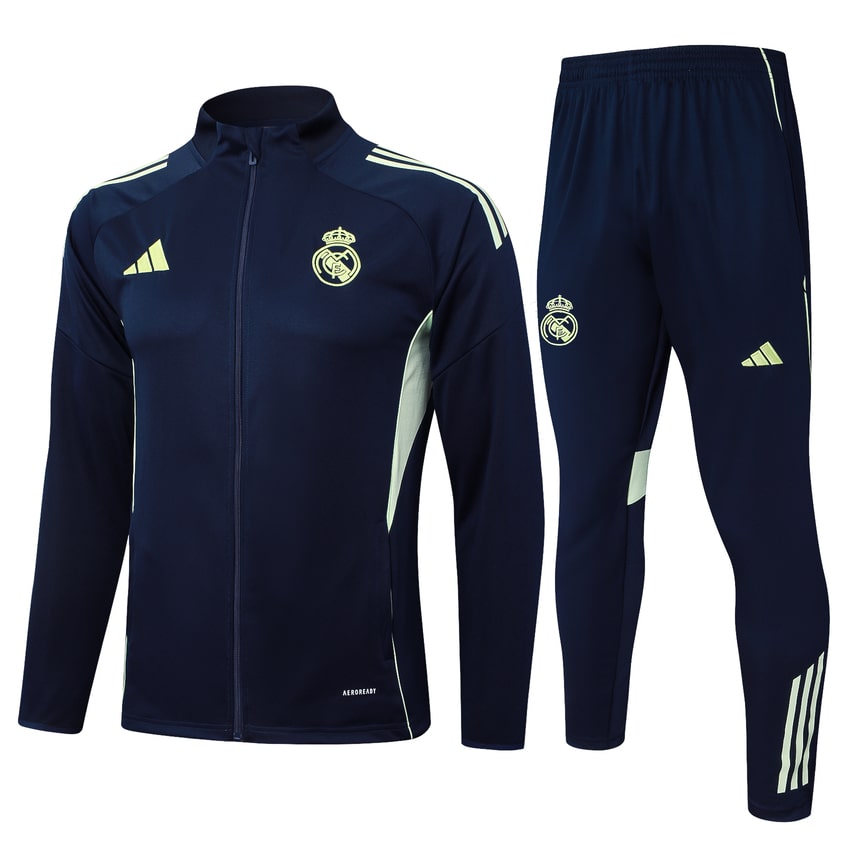 Survetement Real Madrid Veste Homme 2025 2026 Noir Jaune