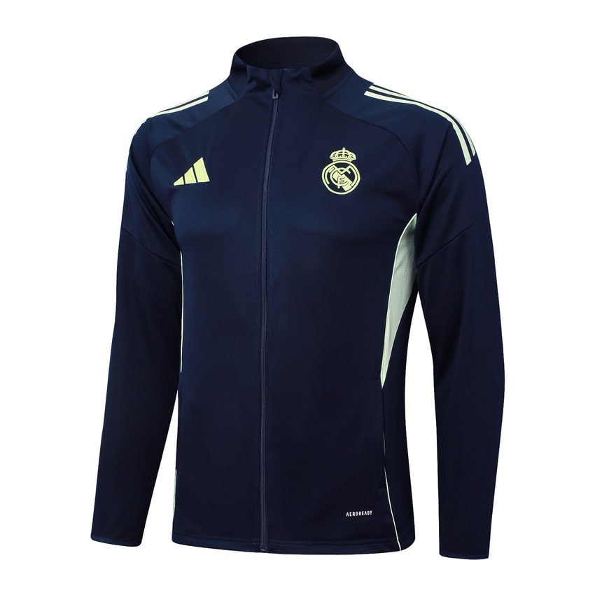 Survetement Real Madrid Veste Homme 2025 2026 Noir Jaune