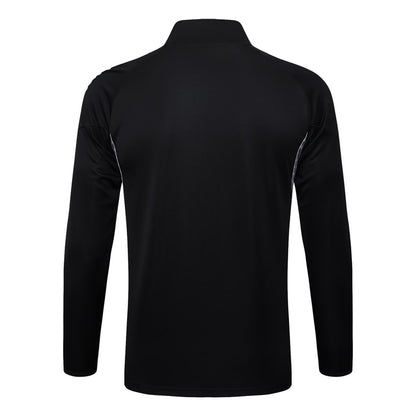 Survetement Real Madrid Veste Homme 2025 2026 Noir Sombre