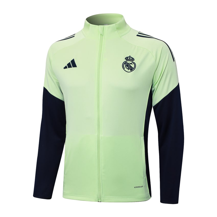 Survetement Real Madrid Veste Homme 2025 2026 Vert Clair