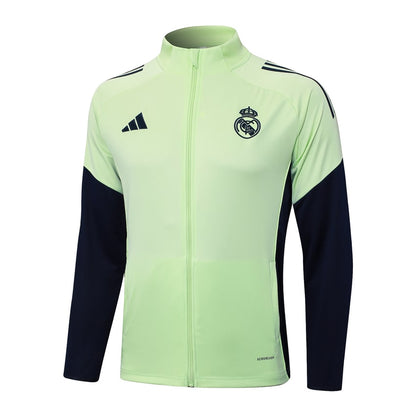 Survetement Real Madrid Veste Homme 2025 2026 Vert Clair